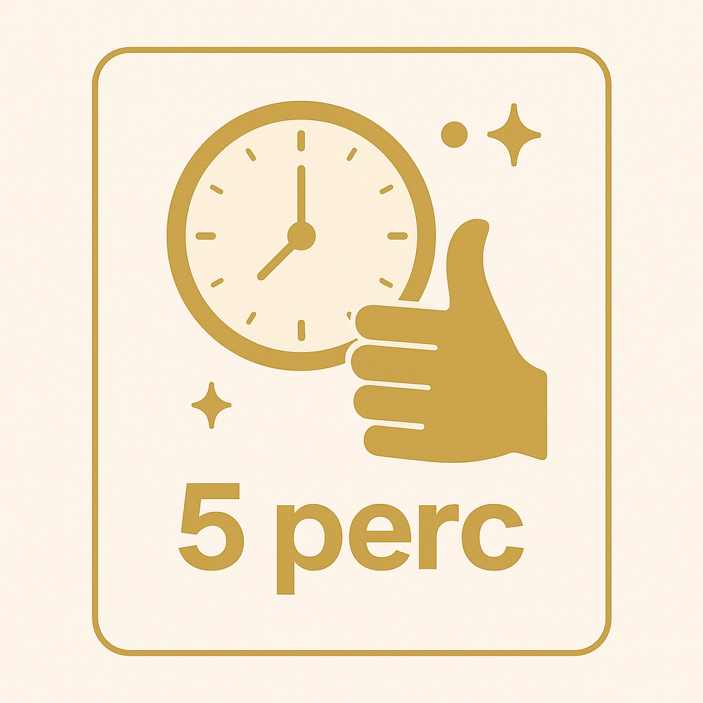 5 perces kihívás